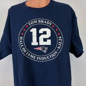 Tom Brady T Shirt Mens Size XL New England Patriots Hall Of Fame Induction